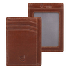 RFID-Kartenetui aus Leder (Braun)