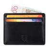 Lederetui mit RFID-Kartensperre (Schwarz)