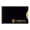 Proximity Kartenetui - Koruma (vertikal, schwarz, goldenes Logo) 5er Set.
