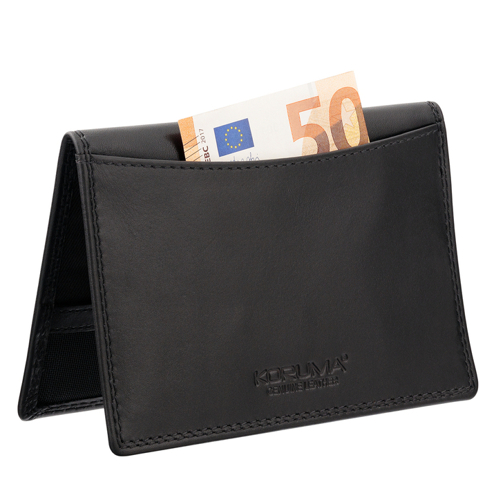 Reisepasshülle mit RFID-Schutz (schwarz)