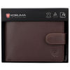 Herren Leder Anti-Diebstahl RFID Geldbörse (braun)