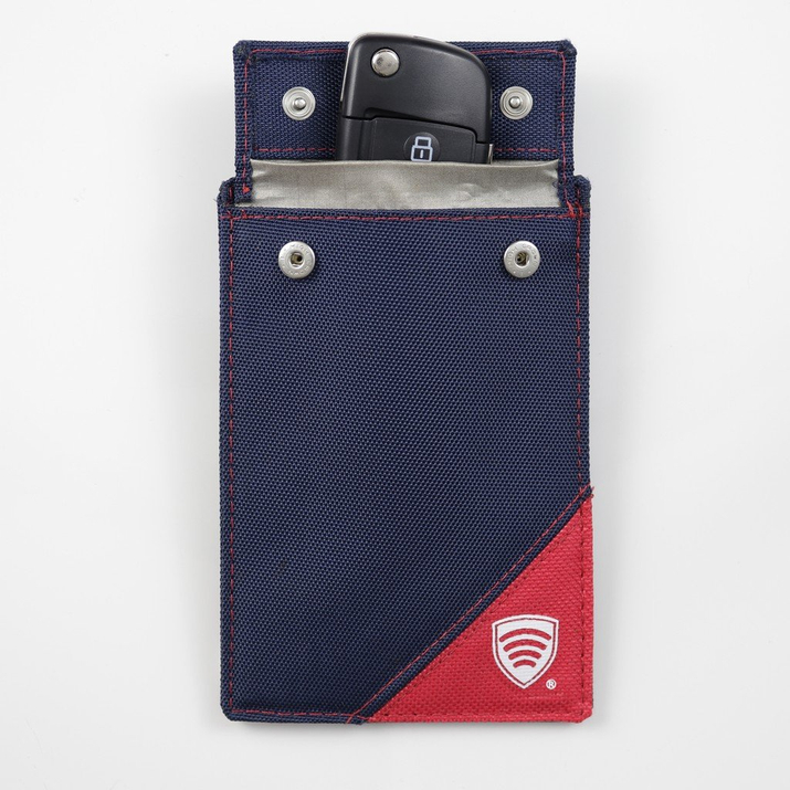Keyless Protector - Autoschlüssel-Etui (navy blau/rot)
