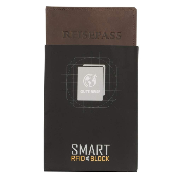 Reisepass Biometrische Passhülle (braun)