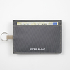 Schlüsselloses Anti-Diebstahl-Etui aus Stoff (grau/sand)