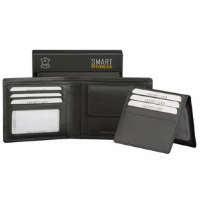 Jugendliches Anti-Diebstahl 3-in-1 Portemonnaie mit RFID BLOCK Schutz (schwarz)