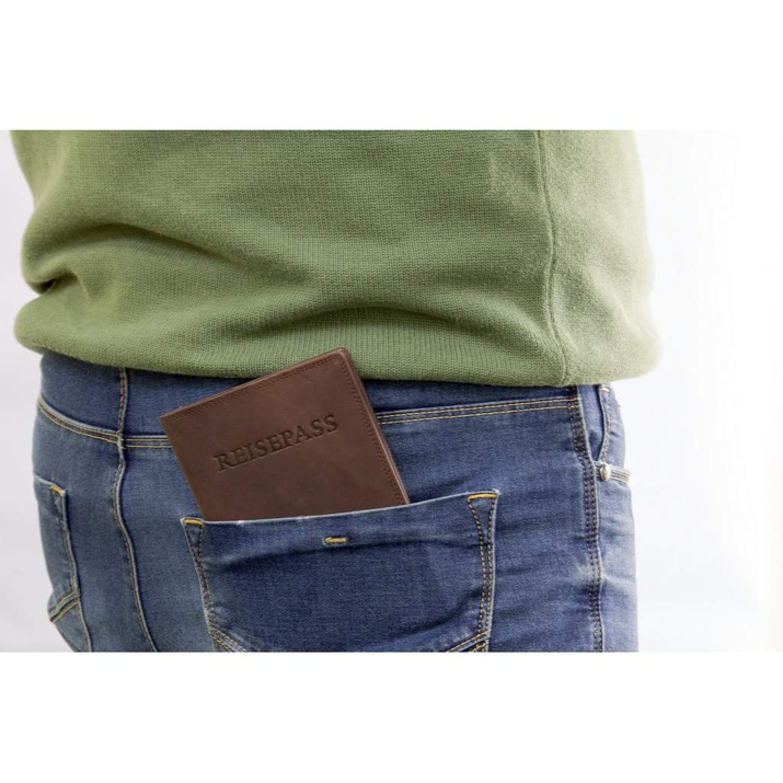 Reisepass Biometrische Passhülle (braun)