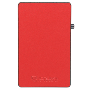 Aluminium-Portemonnaie mit Kartenschlitten und Kartenschutz (schwarz)