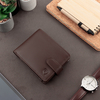 Herren Leder Anti-Diebstahl RFID Geldbörse (braun)