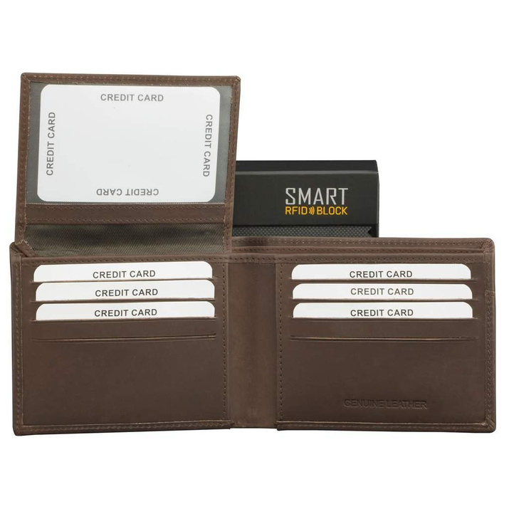 SMART RFID BLOCK Kartenetui (mattbraun)