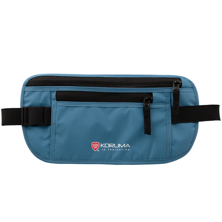 Diskrete Wandertasche mit RFID-Schutz (schwarz)
