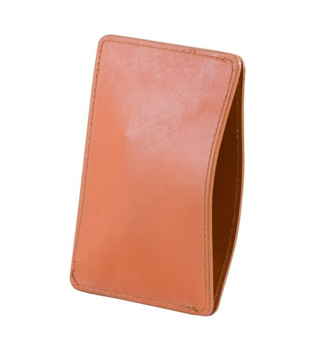 RFID-Kartenetui aus Leder (Orange)