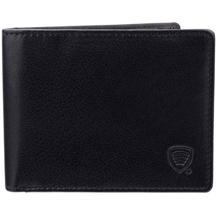 Herren-Geldbörse SLIM aus Leder (Schwarz)