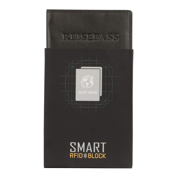 Reisepass Biometrische Passhülle (schwarz)