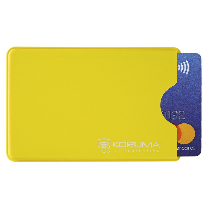 Kunststoff-Diebstahlschutzhülle für RFID-Karte (gelb)