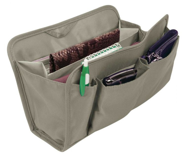 Damenhandtaschen-Organizer zum Schutz von Proximity-Karten vor unbefugtem Lesen - Farbe grau