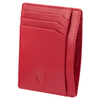 RFID-Kartenetui aus Leder (Rot)