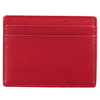 RFID-Kartenetui aus Leder für Damen (Rot)