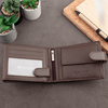 Herren Leder Anti-Diebstahl RFID Geldbörse (braun)