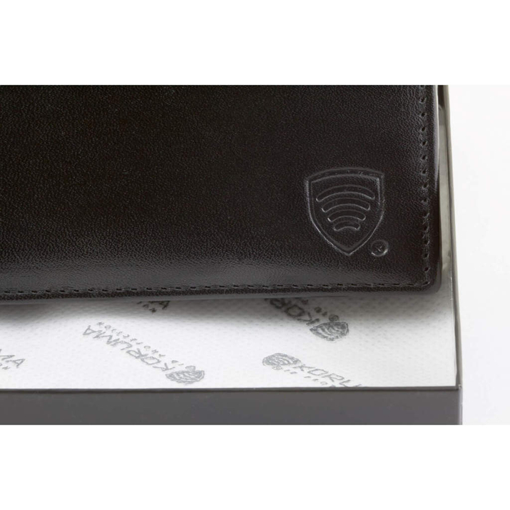 Brieftasche für 6 kontaktlose Karten (Schwarz)
