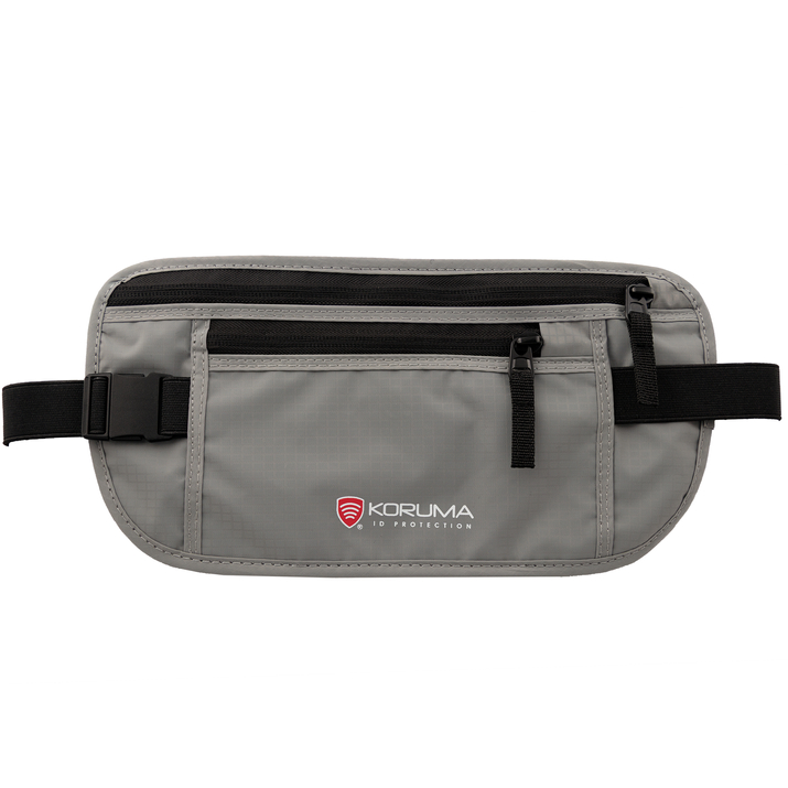 Diskrete Wandertasche mit RFID-Schutz (schwarz)