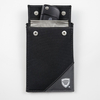 Schlüsselloses Anti-Diebstahl-Etui aus Stoff (schwarz/grau)