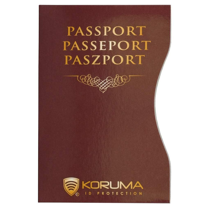 Biometrisches Passetui (Braun)