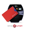 RFID-Kunststoffetui zur Diebstahlsicherung für Debitkarten (rot)
