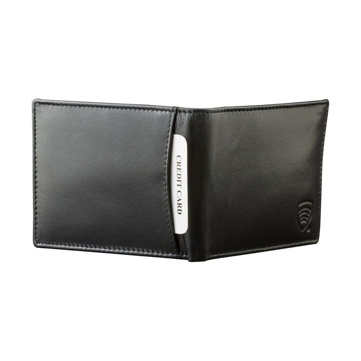 Kleinste Brieftasche für Geldscheine und kontaktlose Karten